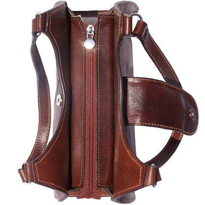 Florina Leather Handbag - Made in Italy