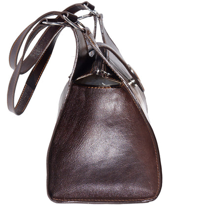 Florina GM Leather Handbag - Made In Italy