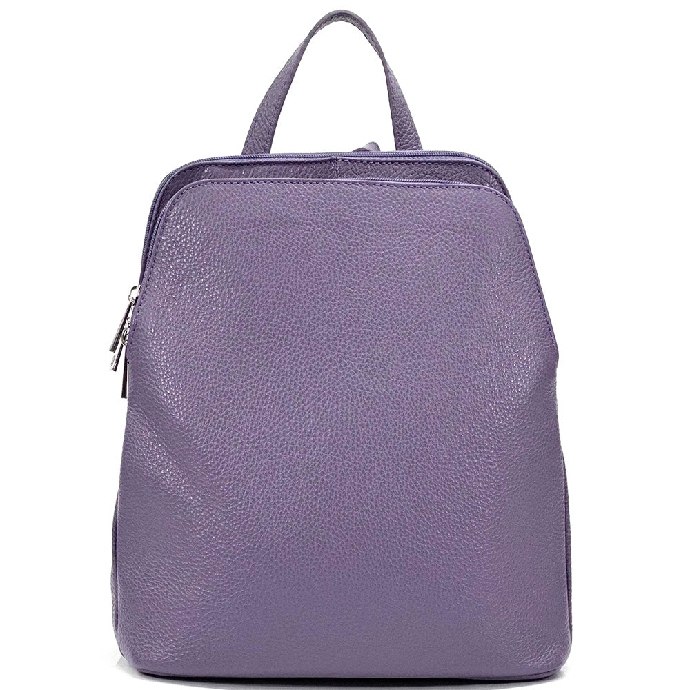 Rosa Cow Leather Backpack - Made In Italy