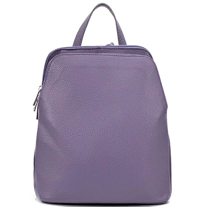 Rosa Cow Leather Backpack - Made In Italy