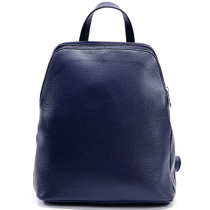Rosa Cow Leather Backpack - Made In Italy