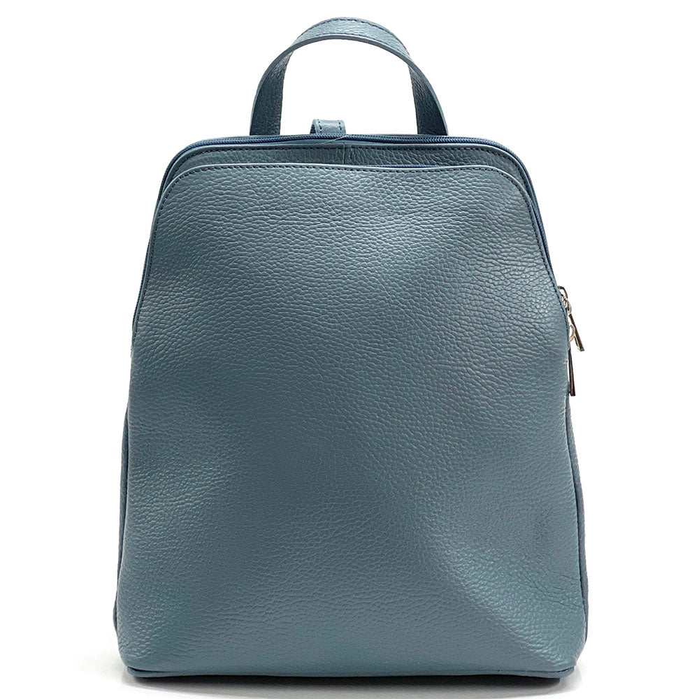 Rosa Cow Leather Backpack - Made In Italy