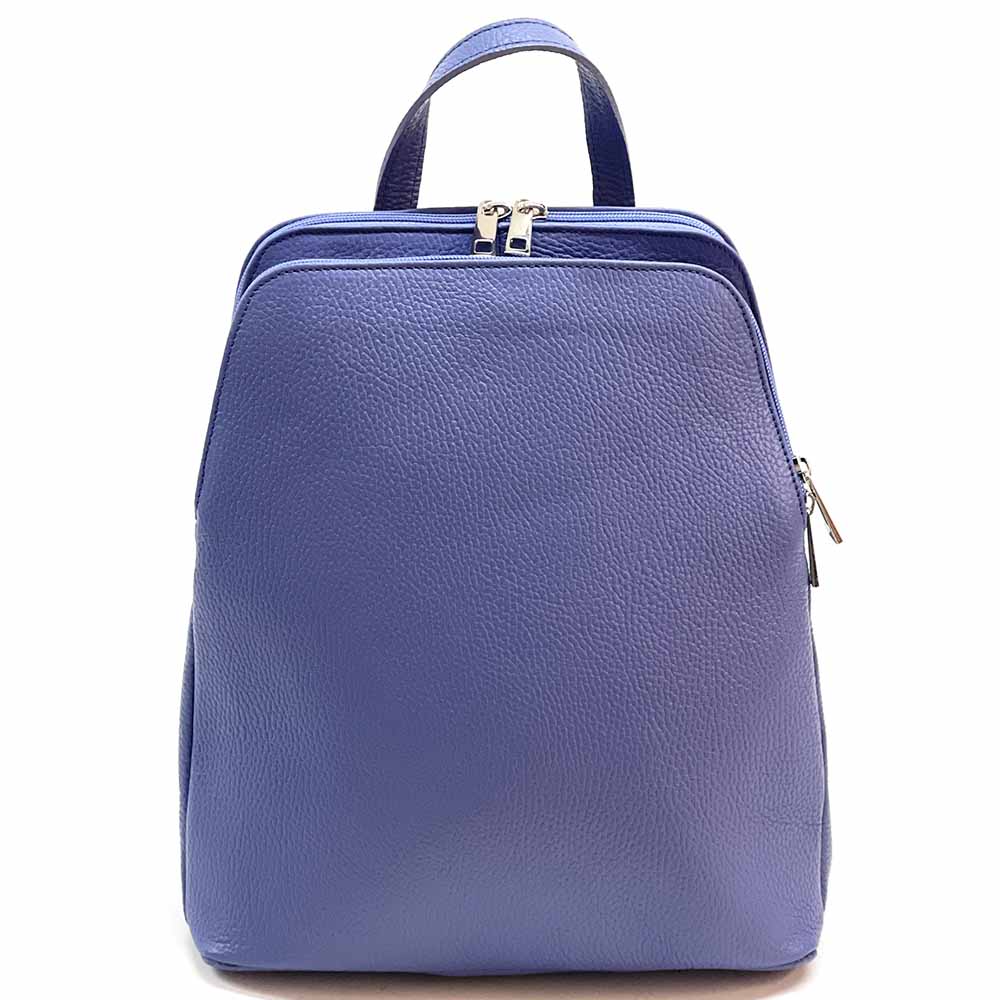 Rosa Cow Leather Backpack - Made In Italy