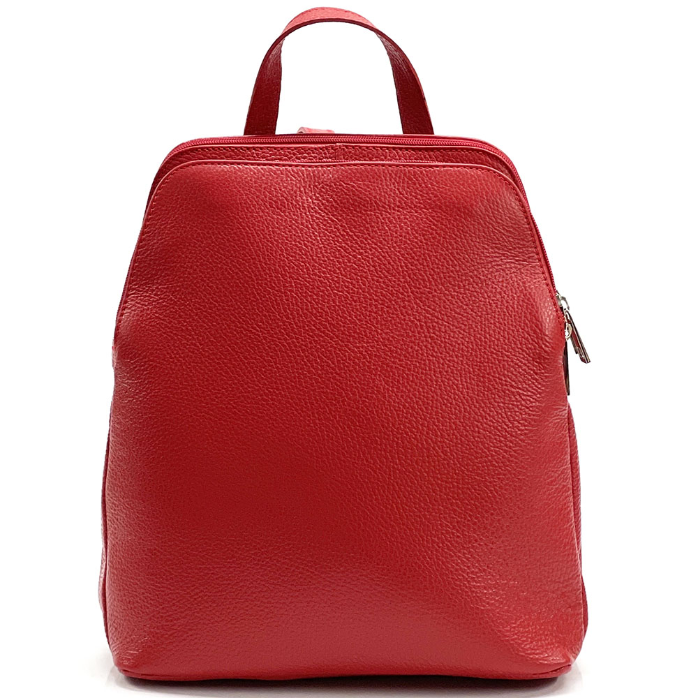 Rosa Cow Leather Backpack - Made In Italy