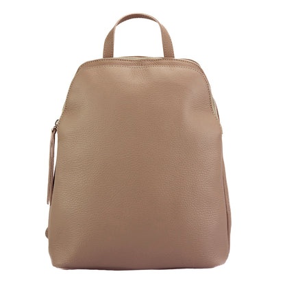 Rosa Cow Leather Backpack - Made In Italy