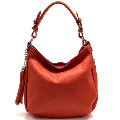 Victoire shoulder bag in calf-skin leather
