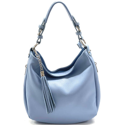 Victoire shoulder bag in calf-skin leather