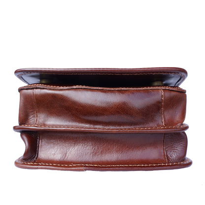 Mirko leather Messenger bag - Made In Italy