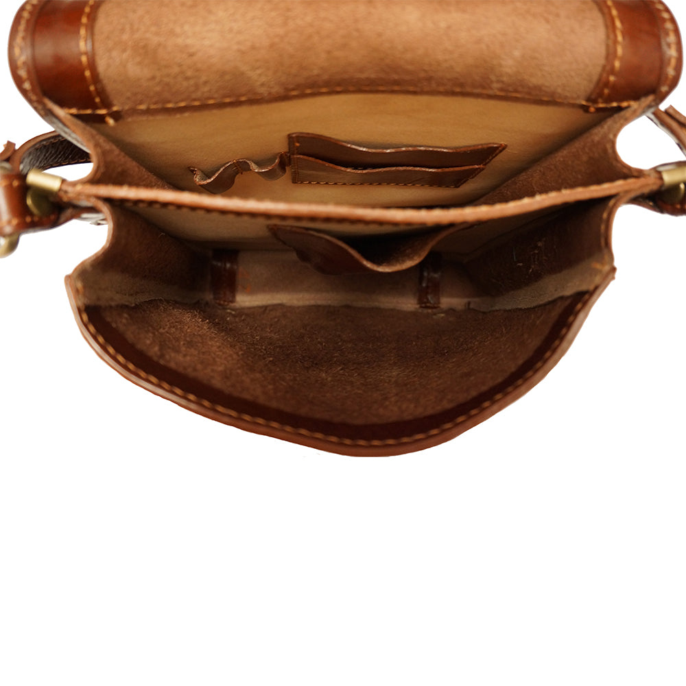 Mirko leather Messenger bag - Made In Italy