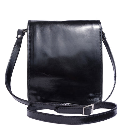 Mirko leather Messenger bag - Made In Italy