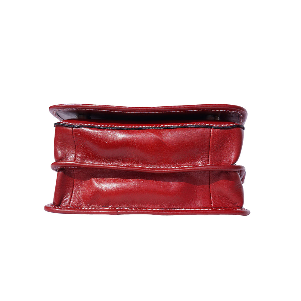Mirko leather Messenger bag - Made In Italy