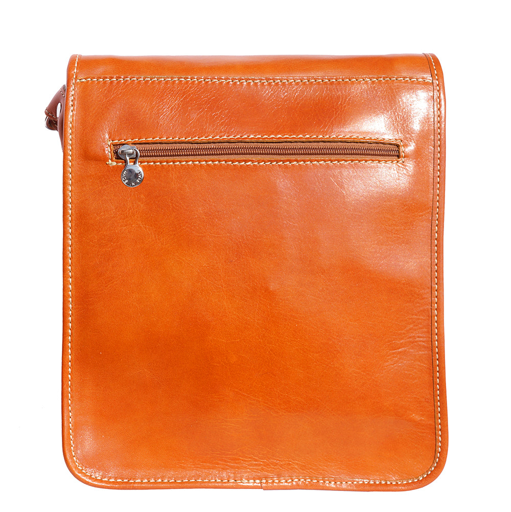 Mirko MM leather Messenger bag - Made In Italy