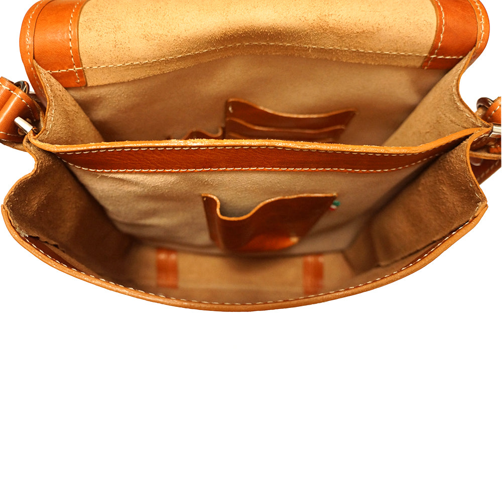 Mirko MM leather Messenger bag - Made In Italy