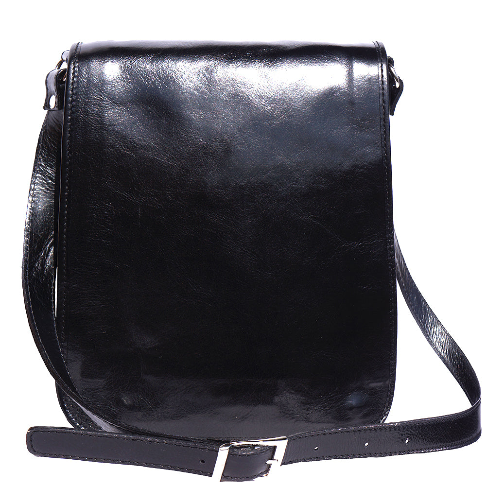 Mirko MM leather Messenger bag - Made In Italy
