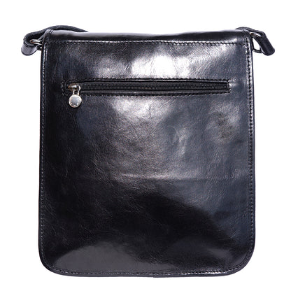 Mirko MM leather Messenger bag - Made In Italy