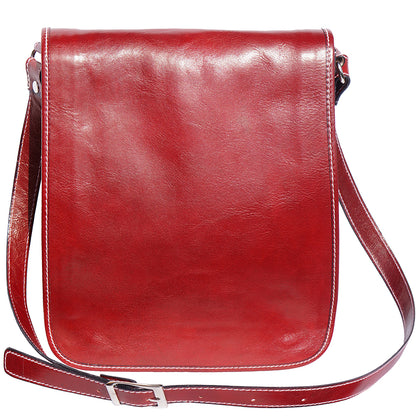 Mirko MM leather Messenger bag - Made In Italy