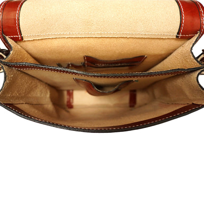 Mirko MM leather Messenger bag - Made In Italy
