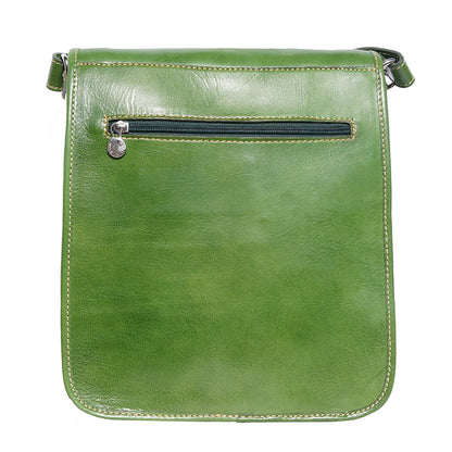 Mirko MM leather Messenger bag - Made In Italy