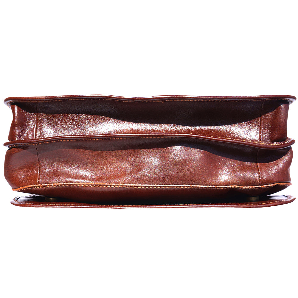Mirko GM Leather Messenger Bag - Made In Italy