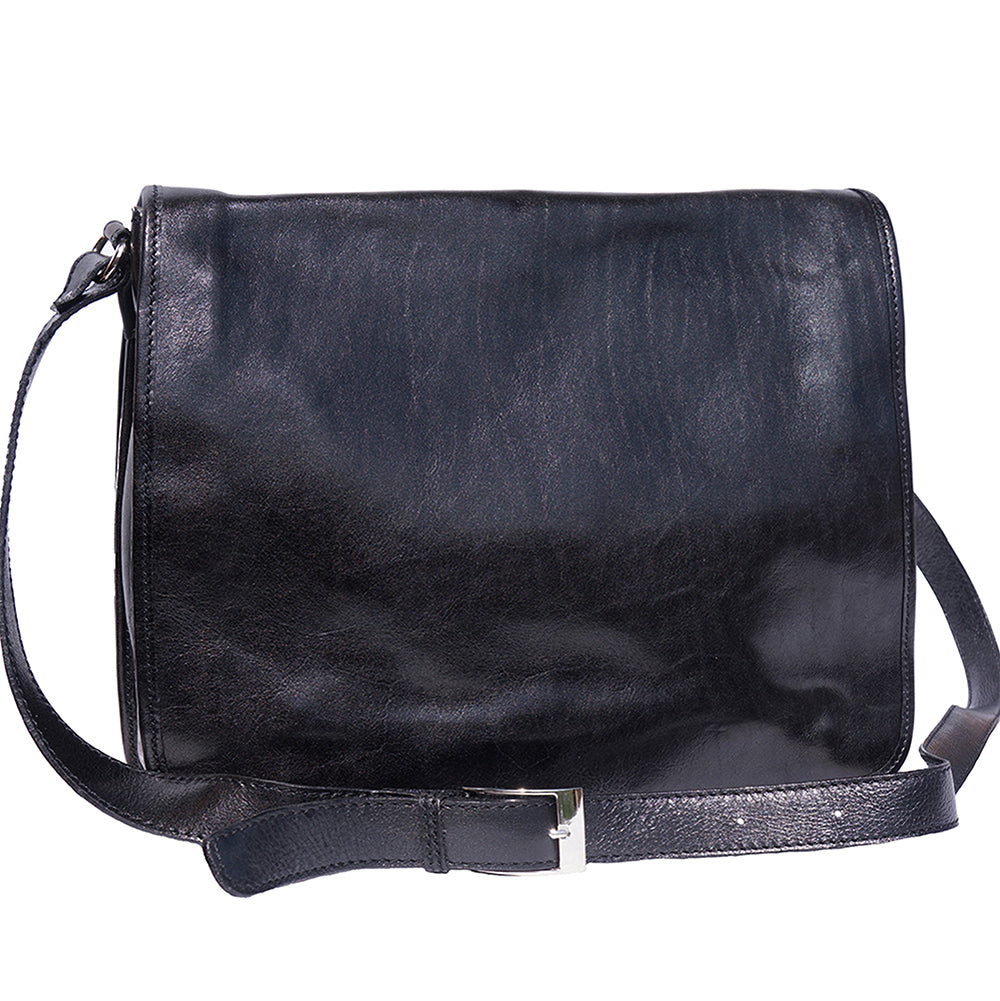 Mirko GM Leather Messenger Bag - Made In Italy