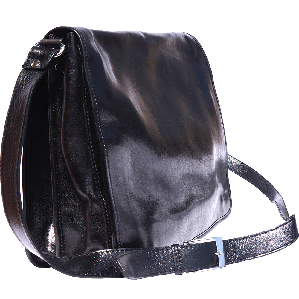 Mirko GM Leather Messenger Bag - Made In Italy