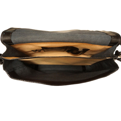 Mirko GM Leather Messenger Bag - Made In Italy