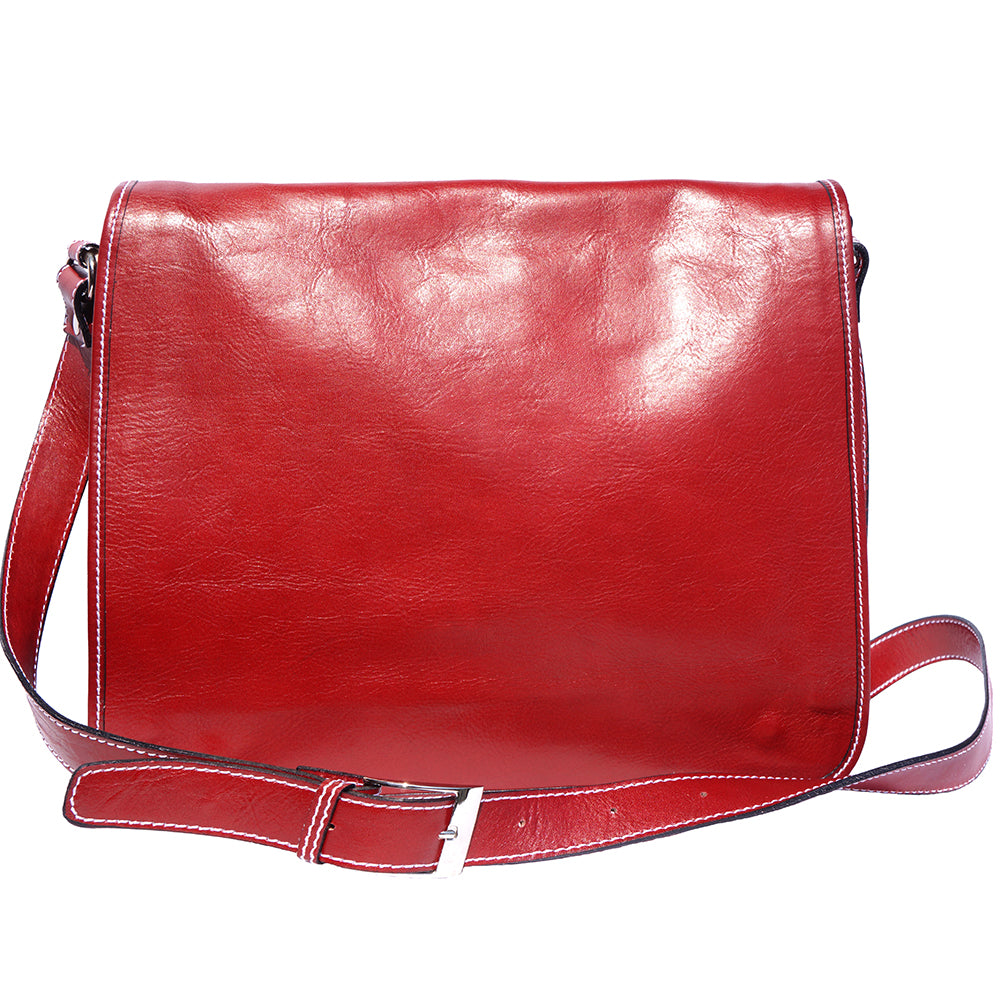 Mirko GM Leather Messenger Bag - Made In Italy