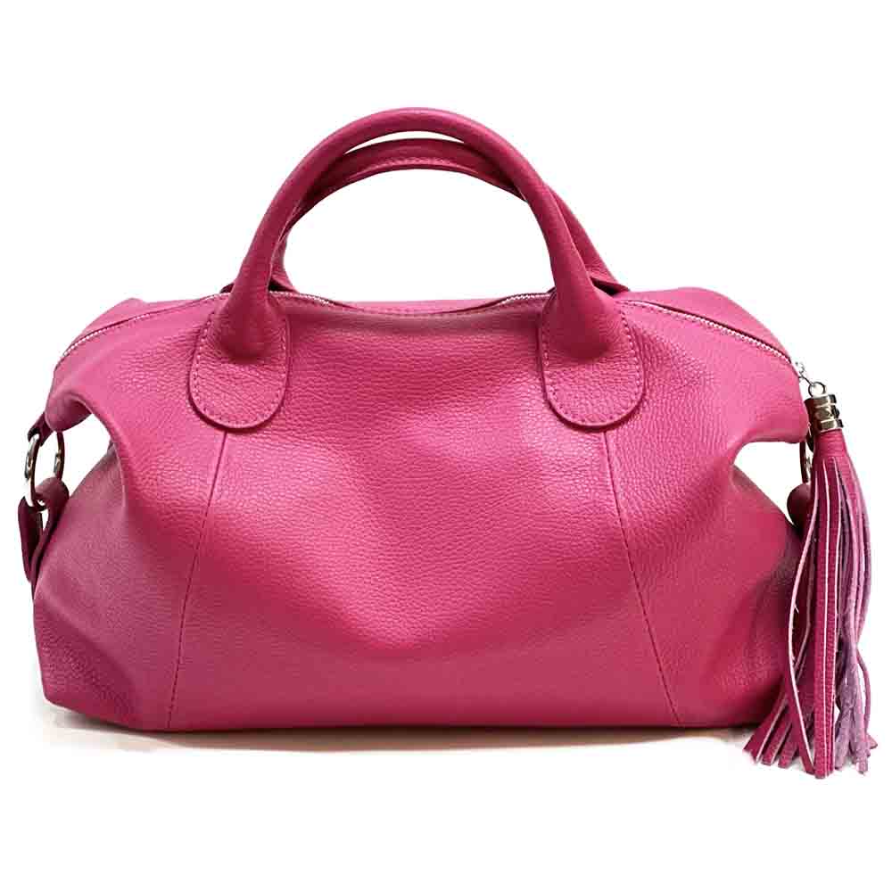 Serenity cow leather Handbag Made In Italy