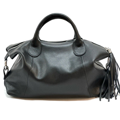 Serenity cow leather Handbag Made In Italy