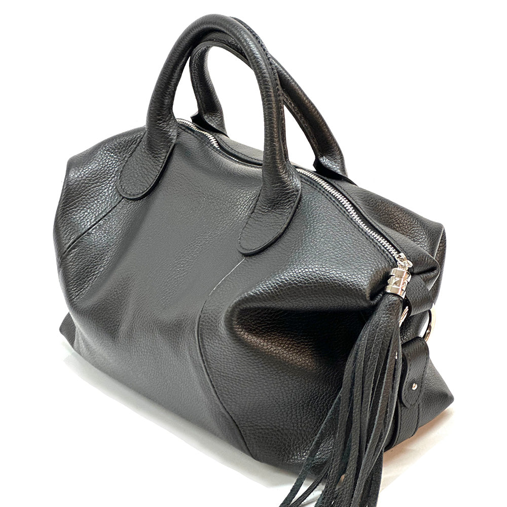 Serenity cow leather Handbag Made In Italy