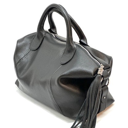 Serenity cow leather Handbag Made In Italy