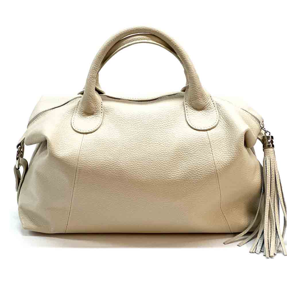 Serenity cow leather Handbag Made In Italy