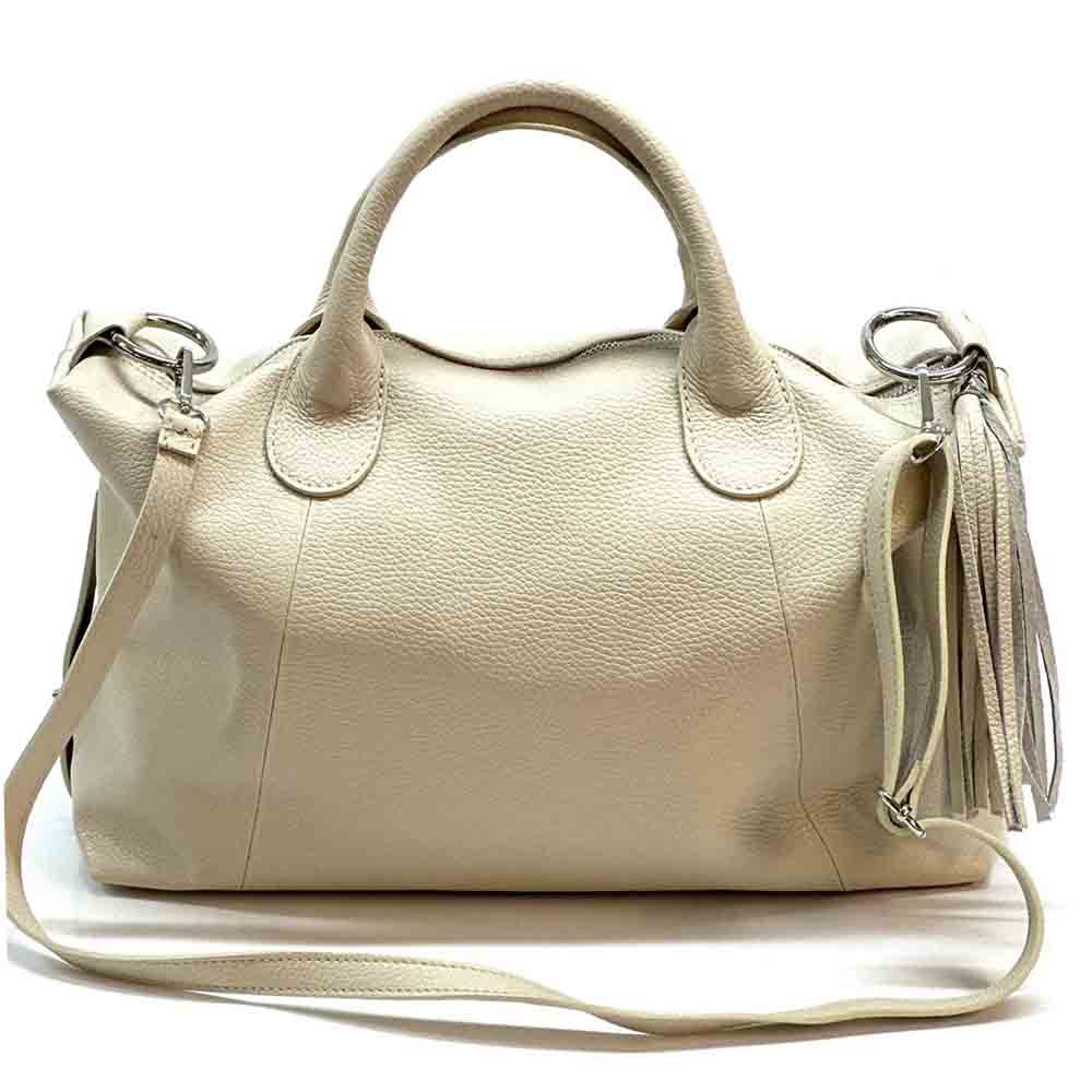 Serenity cow leather Handbag Made In Italy