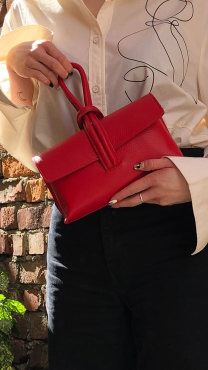 Rosita Leather Handbag - Made In Italy