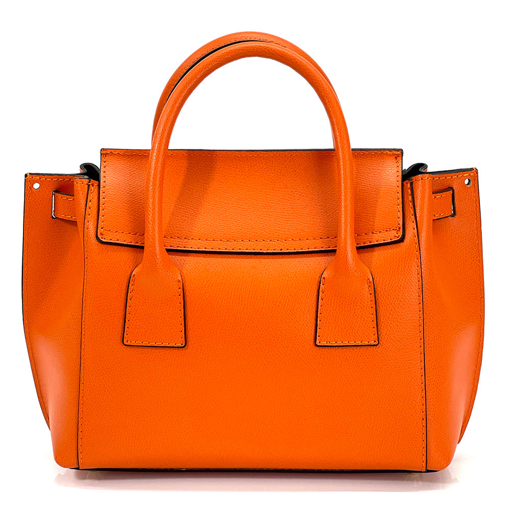 Noelia Italian Leather Handbag - Made In Italy