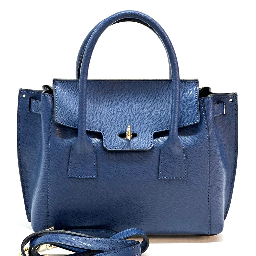 Noelia Italian Leather Handbag - Made In Italy