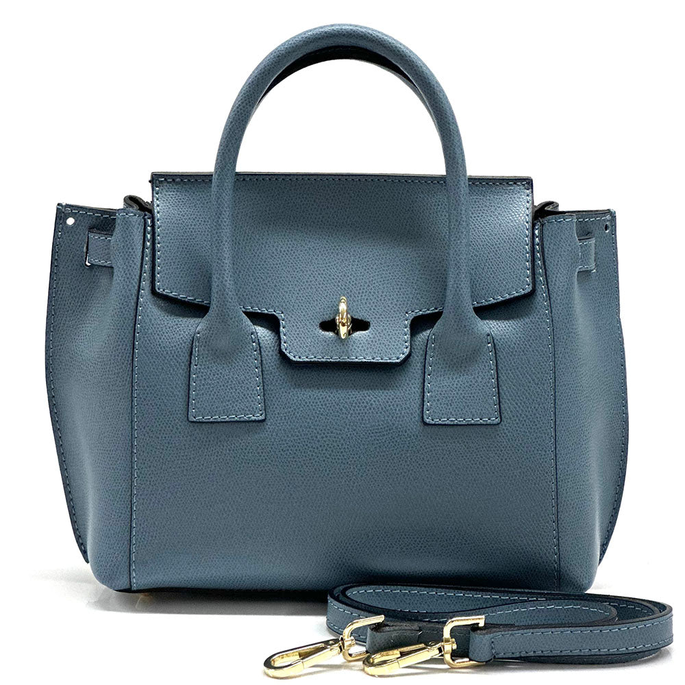 Noelia Italian Leather Handbag - Made In Italy