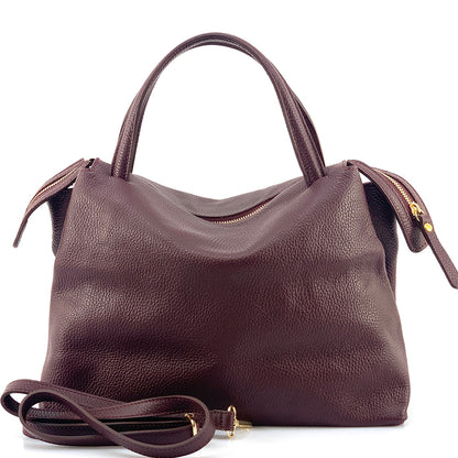 Maya leather handbag - Made In Italy