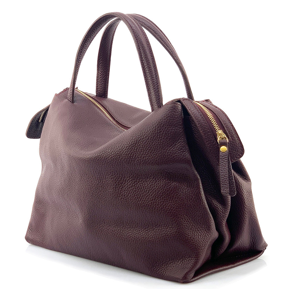 Maya leather handbag - Made In Italy