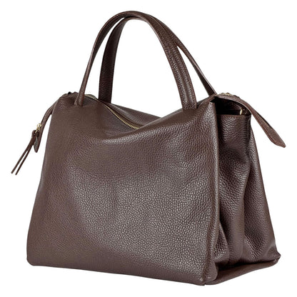 Maya leather handbag - Made In Italy