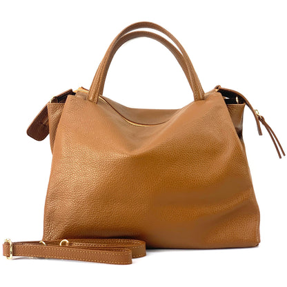 Maya leather handbag - Made In Italy