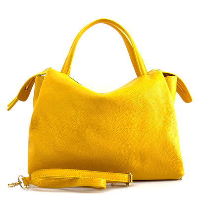 Maya leather handbag - Made In Italy