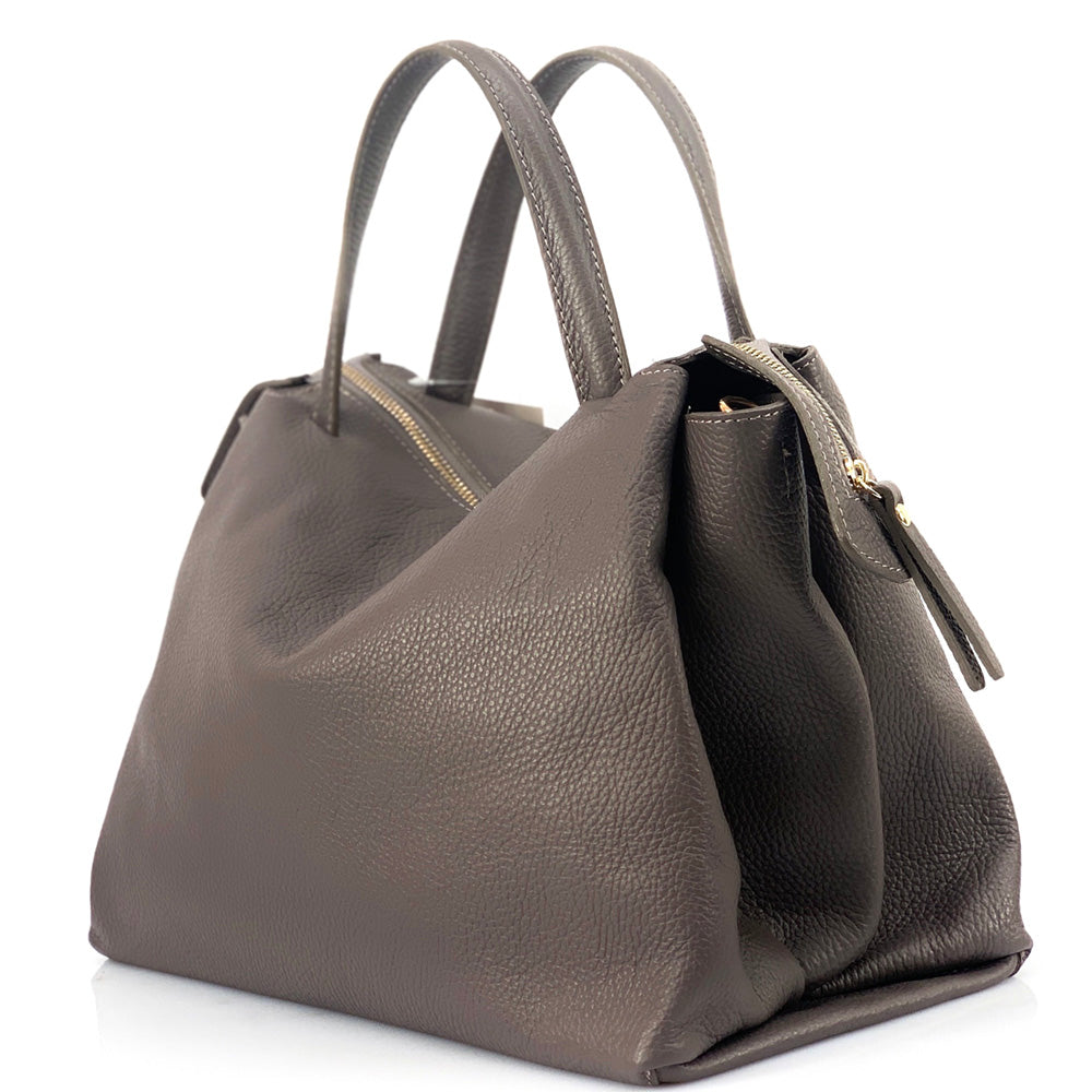 Maya leather handbag - Made In Italy