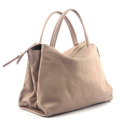 Maya leather handbag - Made In Italy