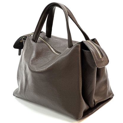 Maya leather handbag - Made In Italy