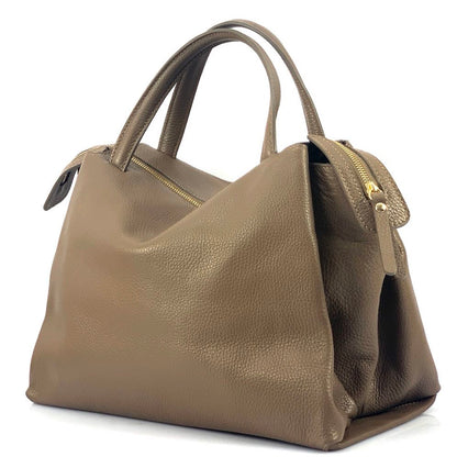 Maya leather handbag - Made In Italy