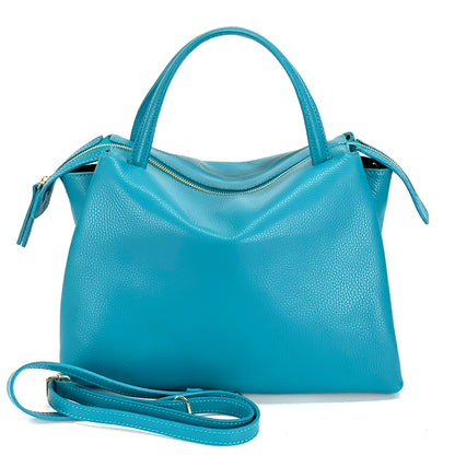 Maya leather handbag - Made In Italy