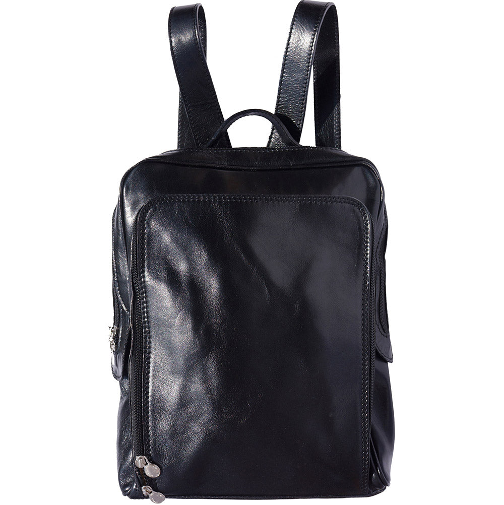Gabriele Vegetable Tanned Cow Leather Backpack - Made In Italy