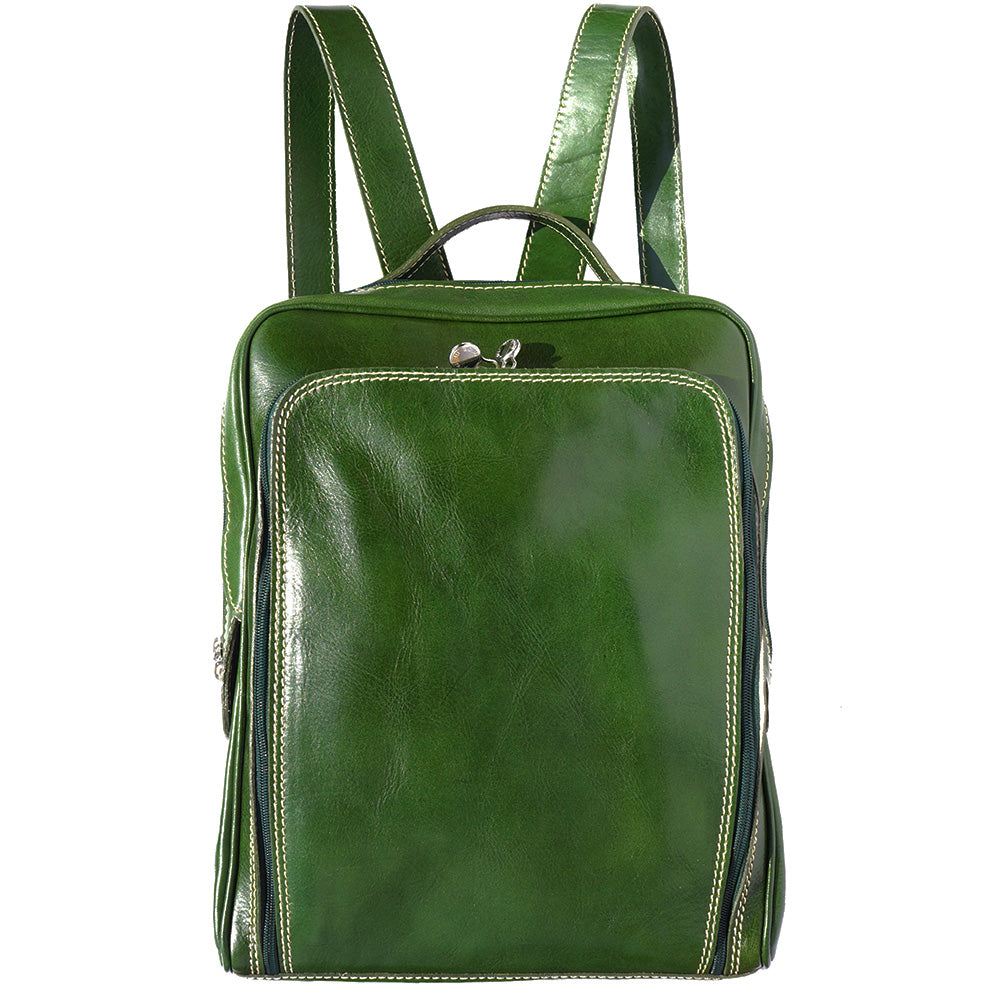 Gabriele GM Cow Leather Backpack - Made In Italy
