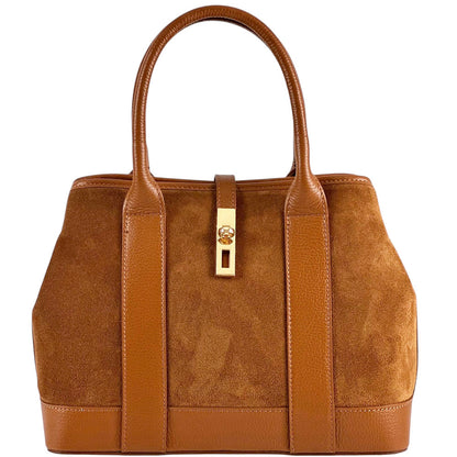 Vera Italian Leather Shoulder Bag - Made In Italy